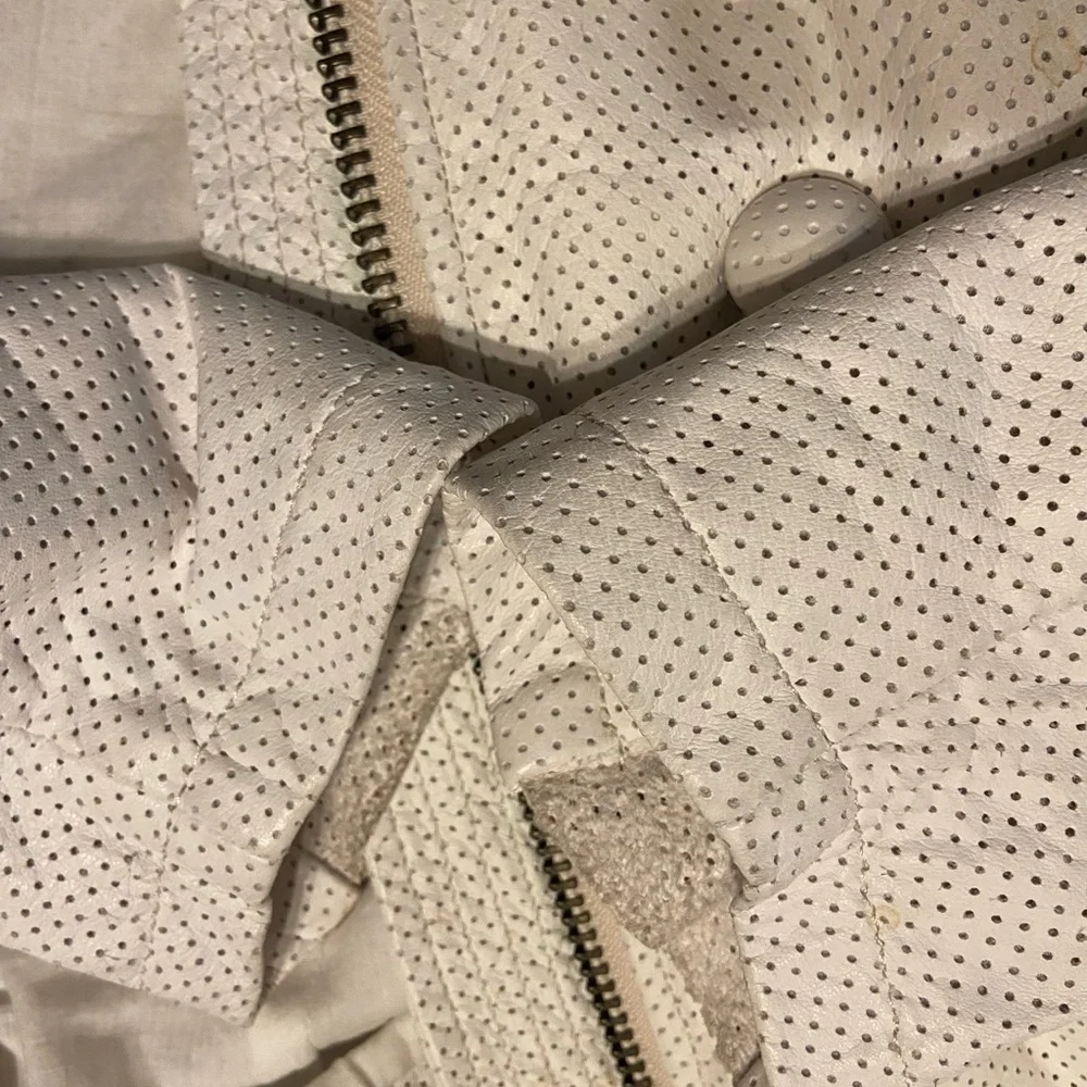 Vintage L.G.B (Le Grande Bleu/Japan) soft leather Rockstar-style jacket. Rare💕 - Picture 15 of 16
